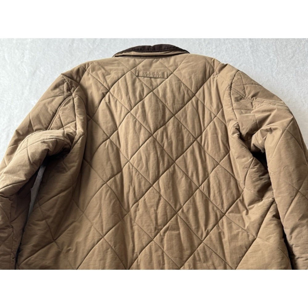 Ocean Pacific Tan Suede Collar Quilted Barn Coat Pockets Lined Size XXL‎ - Picture 14 of 15